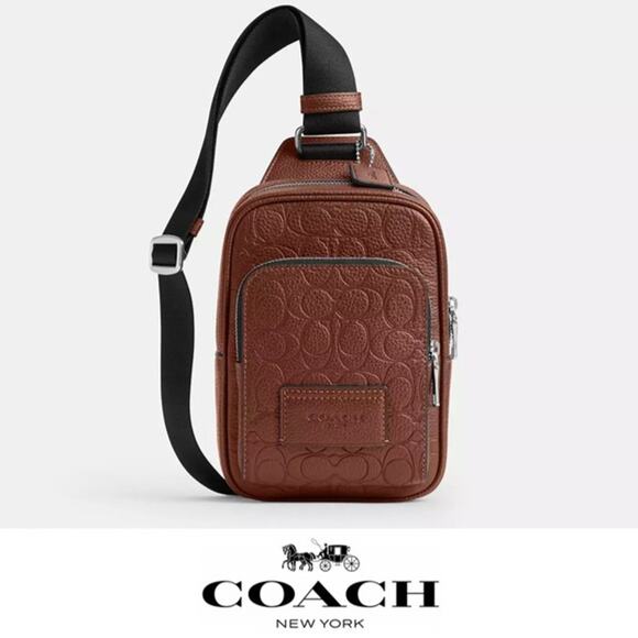 Coach Handbags - ❤️ Coach Racer Sling Pack In Signature Leather
